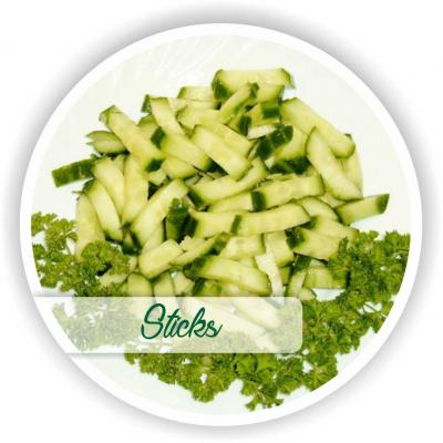 Gurken ungeschält  Sticks