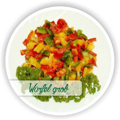 Paprika Mix Wuerfel Grob