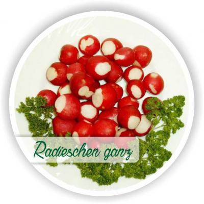 Radieschen Ganz