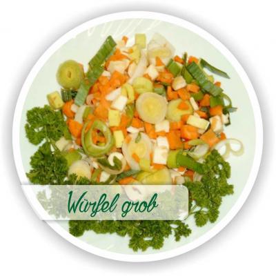 Suppengemuese Wuerfel Grob