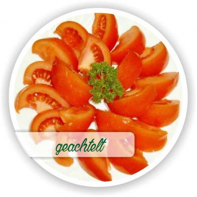 Tomaten Geachtelt