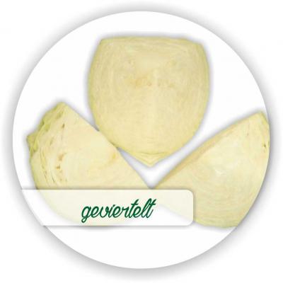 Weisskohl Geviertelt