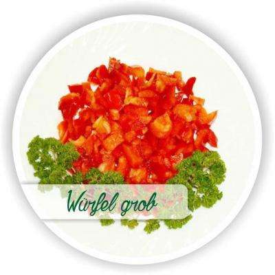 Paprika Rot Wuerfel Grob