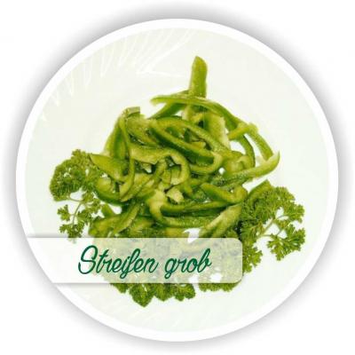 Paprika Gruen Streifen Grob