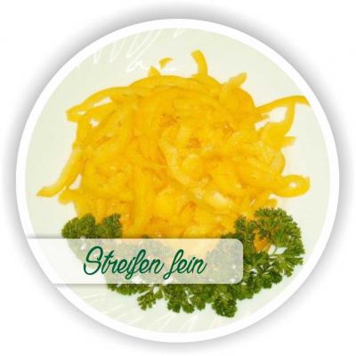 Paprika Gelb Streifen Fein