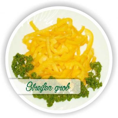 Paprika Gelb Streifen Grob