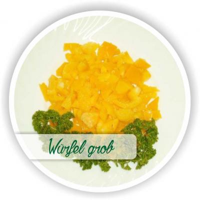 Paprika Gelb Wuerfel Grob